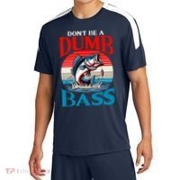 DonT Be A Dumb Bass Funny Fishing Sport-Tek Competitor United Soccer Jersey thumb 0