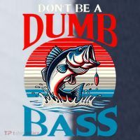 DonT Be A Dumb Bass Funny Fishing Sport-Tek Competitor United Soccer Jersey thumb 4
