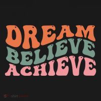 Dream Believe Achieve Positive Quote Toddler Hoodie thumb 2