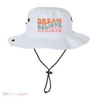 Dream Believe Achieve Positive Quote Bucket Hat thumb 0