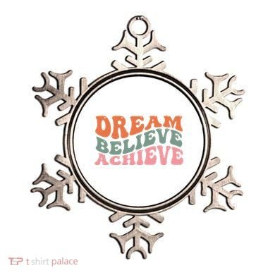 Dream Believe Achieve Positive Quote Ornament