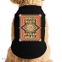 Disco Beats African Heat Retro 1970s Soul Music Doggie Tank thumb 0