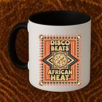 Disco Beats African Heat Retro 1970s Soul Music Coffee Mug thumb 2