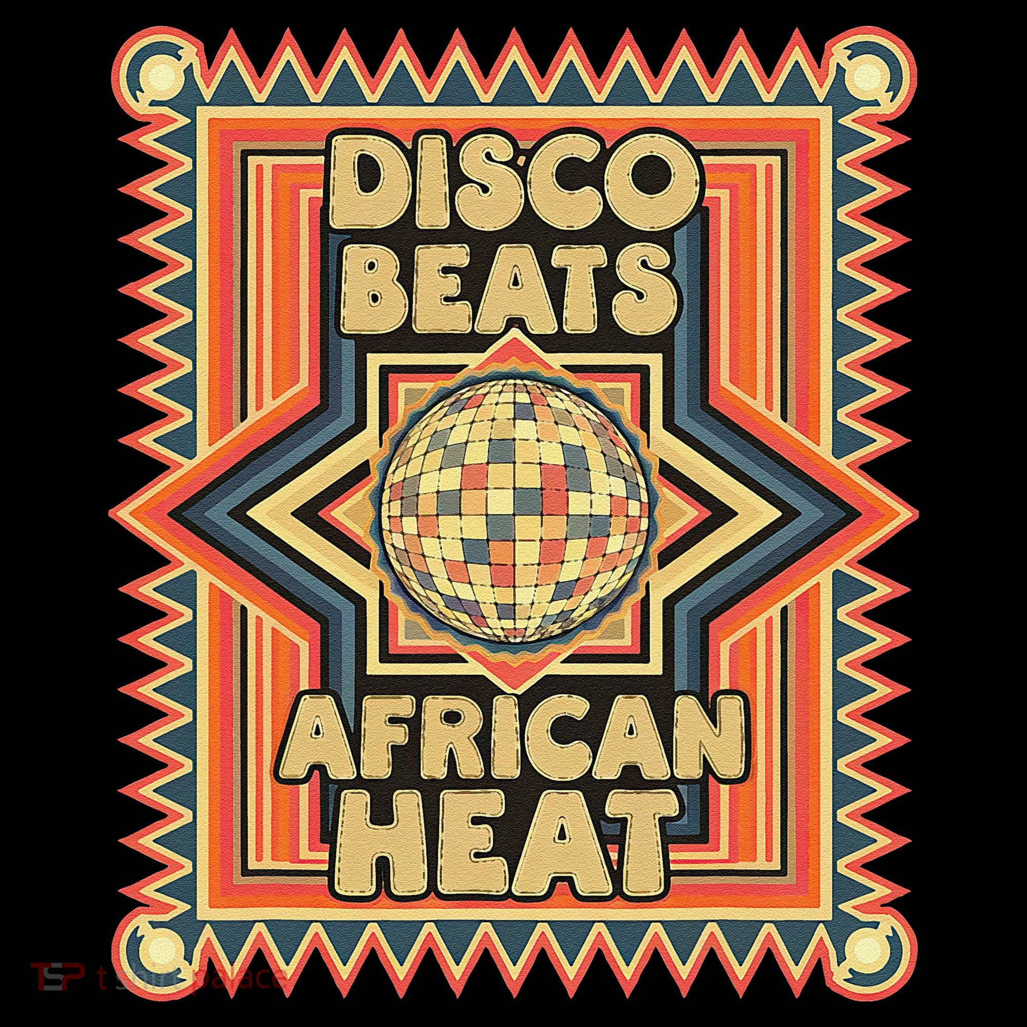 Disco Beats African Heat Retro 1970s Soul Music Coffee Mug