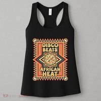 Disco Beats African Heat Retro 1970s Soul Music Women's Tank Top thumb 3
