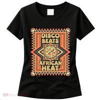 Disco Beats African Heat Retro 1970s Soul Music Women's T-Shirt thumb 0