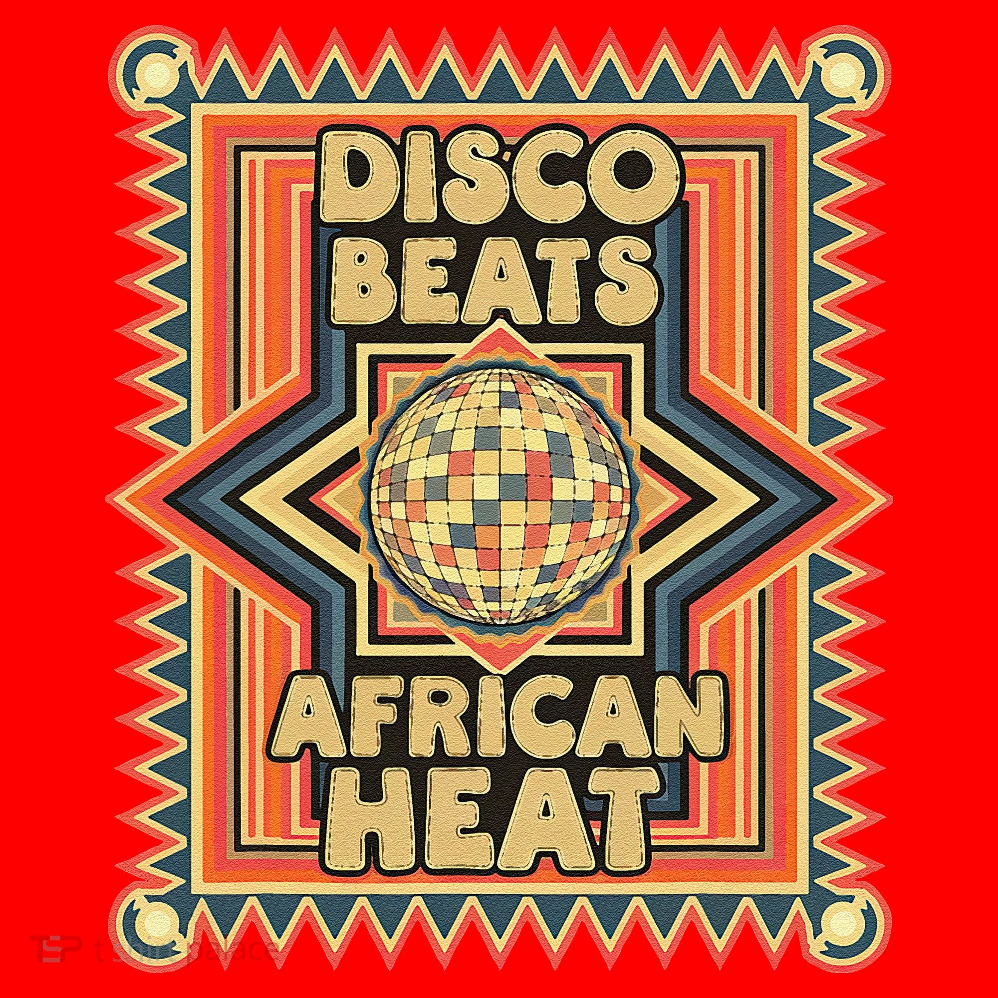 Disco Beats African Heat Retro 1970s Soul Music Santa Hat