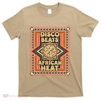 Disco Beats African Heat Retro 1970s Soul Music T-Shirt thumb 0
