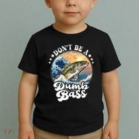 DonT Be A Dumb Bass Toddler T-Shirt thumb 2