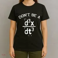 DonT Be A Jerk Funny Nerdy Math Physics Joke Pun T-Shirt thumb 4