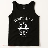 DonT Be A Jerk Funny Nerdy Math Physics Joke Pun Tank Top thumb 2