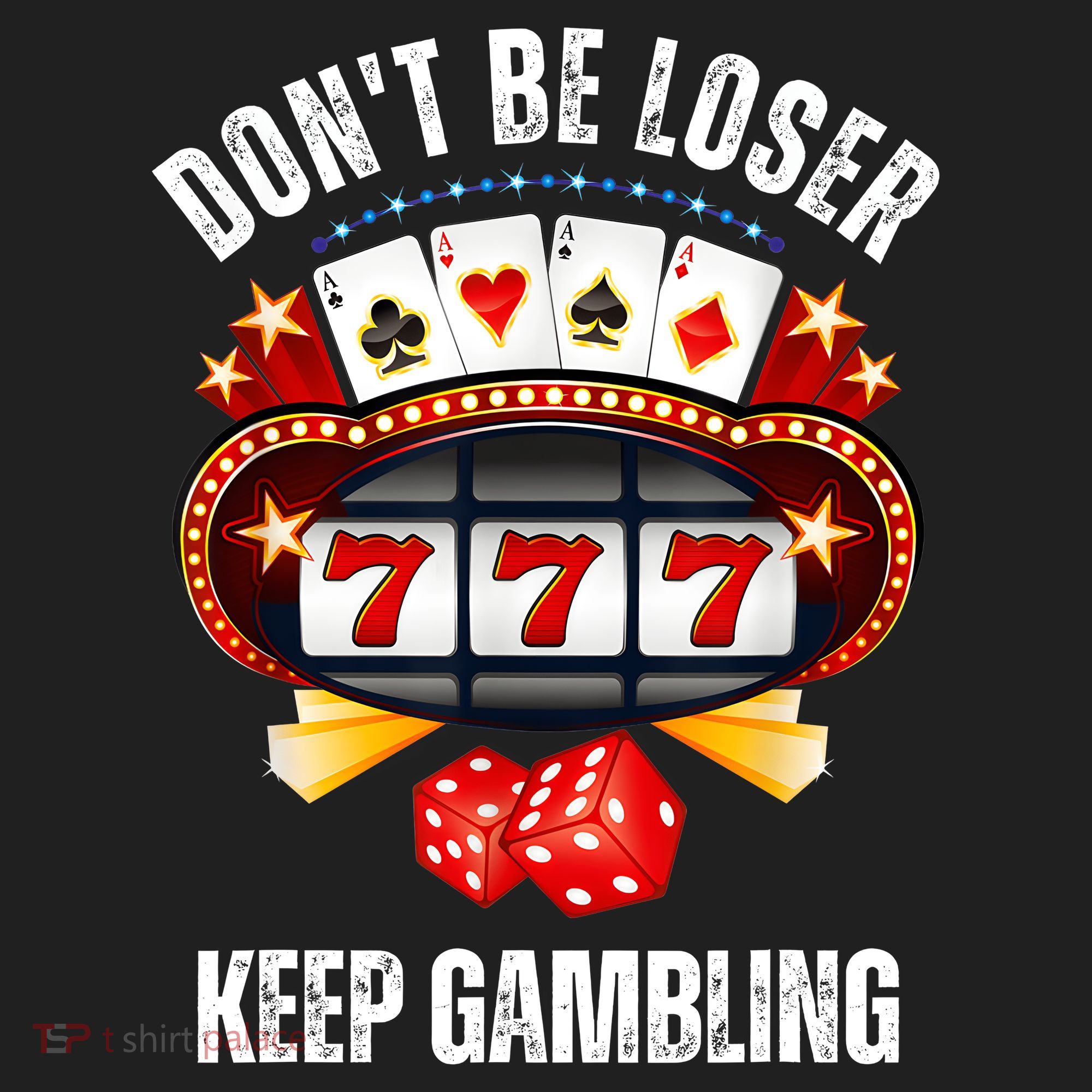 DonT Be A Loser Keep Gambling Golf Towel