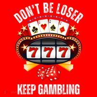 DonT Be A Loser Keep Gambling Santa Hat thumb 1