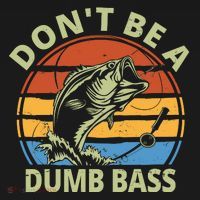 Dont Be A Dumb Bass Funny Fishing Coaster thumb 2