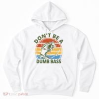 Dont Be A Dumb Bass Funny Fishing Hoodie thumb 0