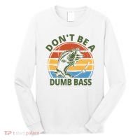 Dont Be A Dumb Bass Funny Fishing Long Sleeve Shirt thumb 0