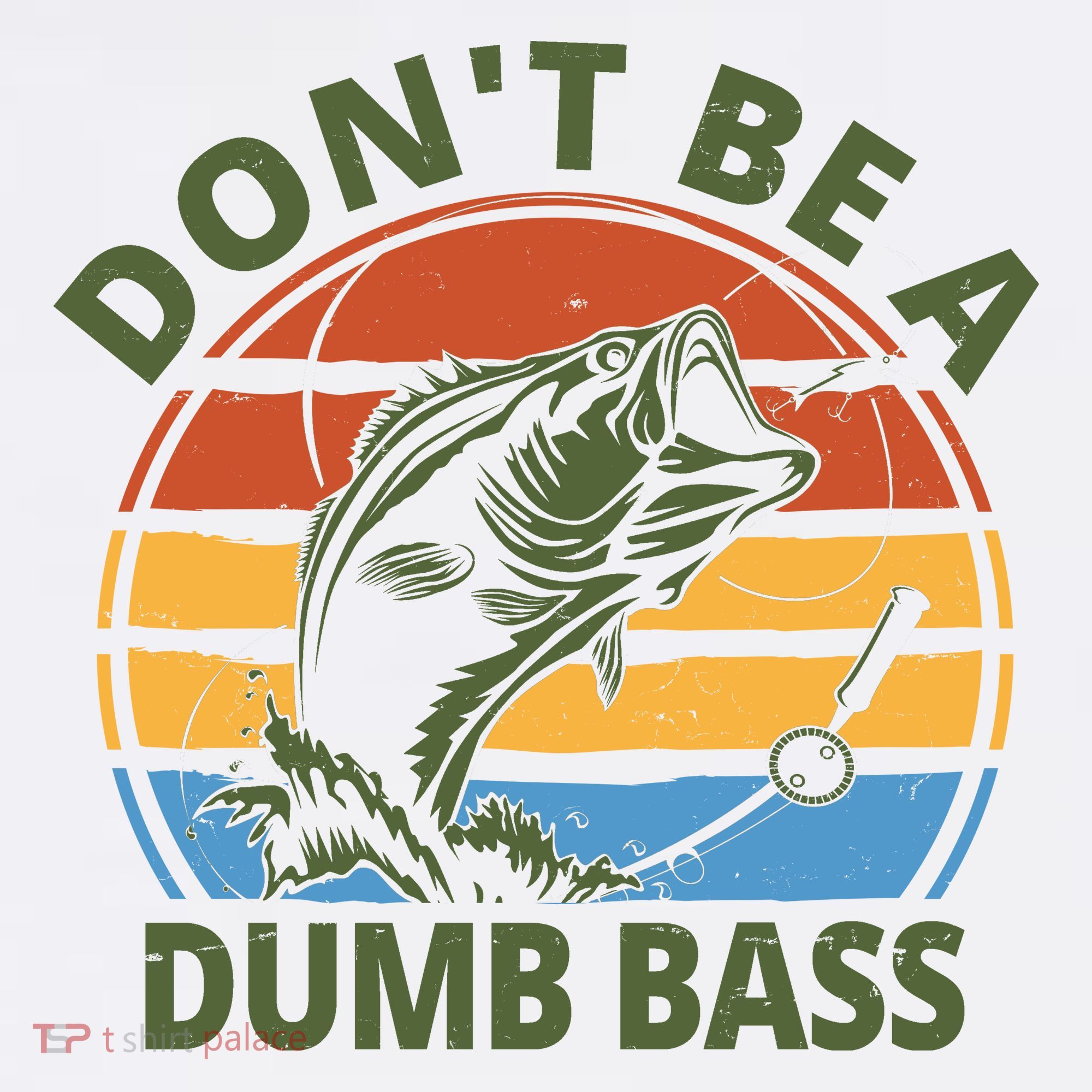 Dont Be A Dumb Bass Funny Fishing Women's Hoodie