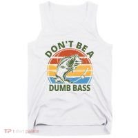 Dont Be A Dumb Bass Funny Fishing Tank Top thumb 0