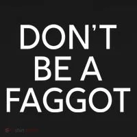 DonT Be A Faggot Ornament thumb 1