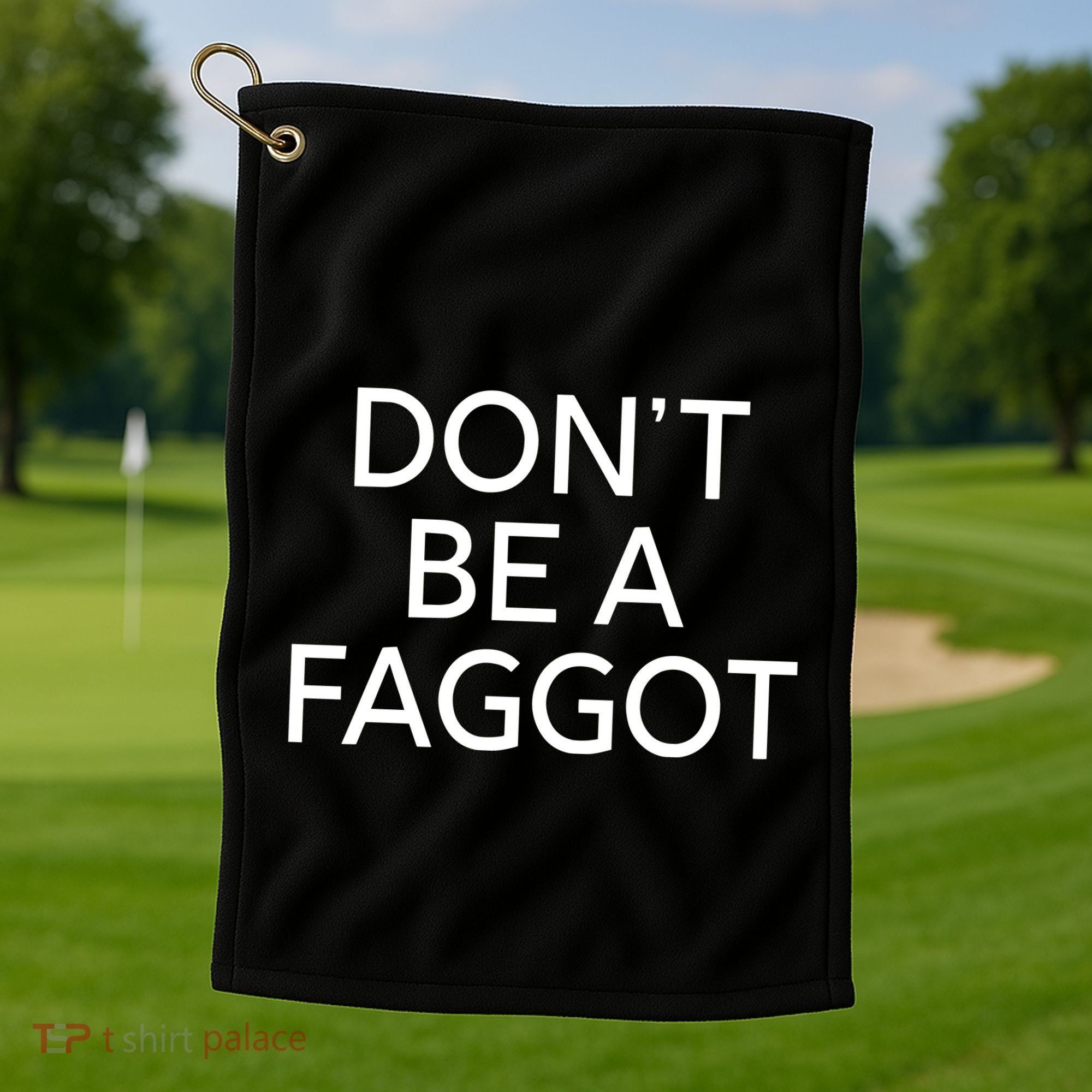 DonT Be A Faggot Golf Towel