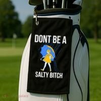 Dont Be A Salty Gift Golf Towel thumb 2