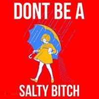 Dont Be A Salty Gift Santa Hat thumb 1