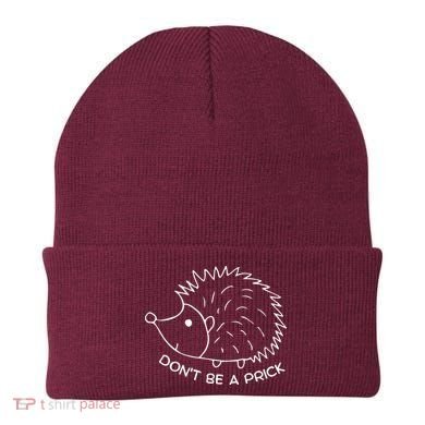Don't Be A Prick Funny Hedgehog Cute Hedgehog Beanie
