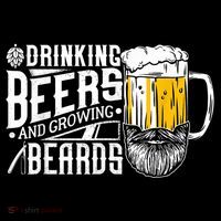 Drinking Beers And Growing Beards Funny Drinking Party Toddler T-Shirt thumb 4