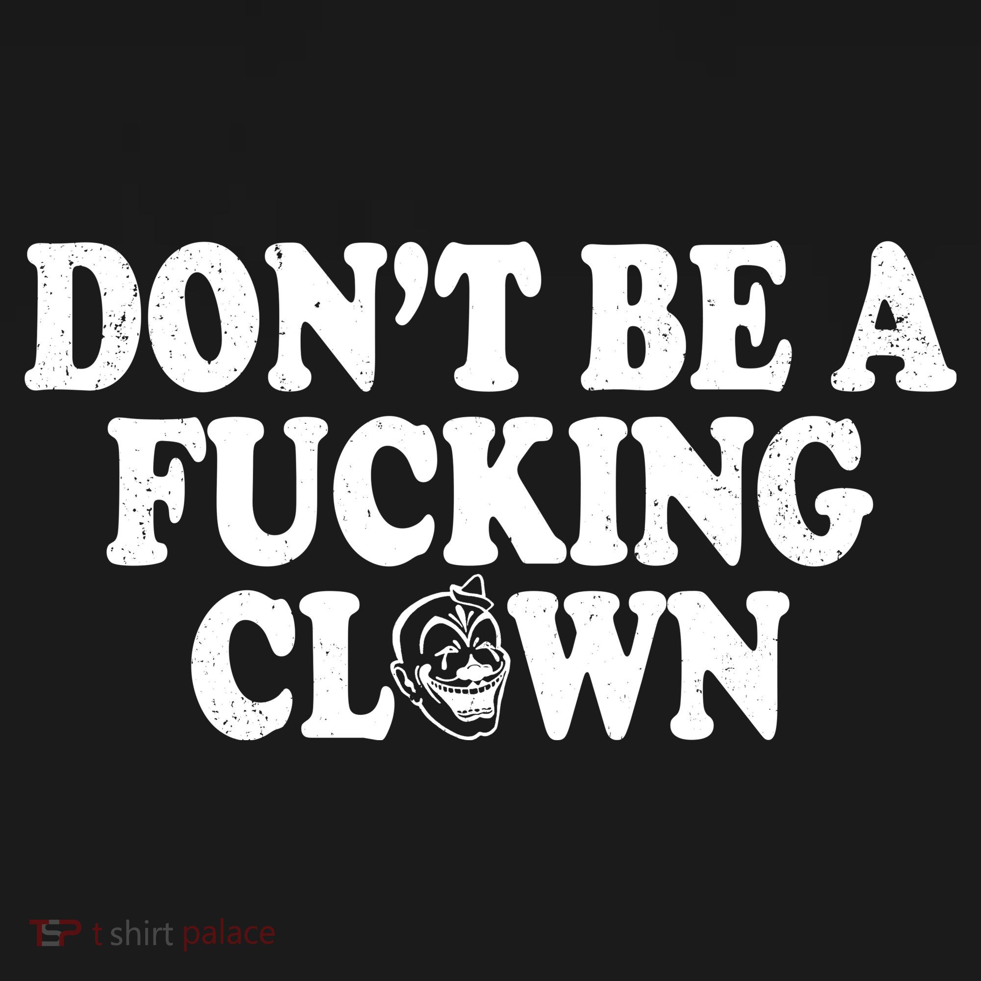 Don't Be A Fucking Clown Funny Sustainable Knit Beanie