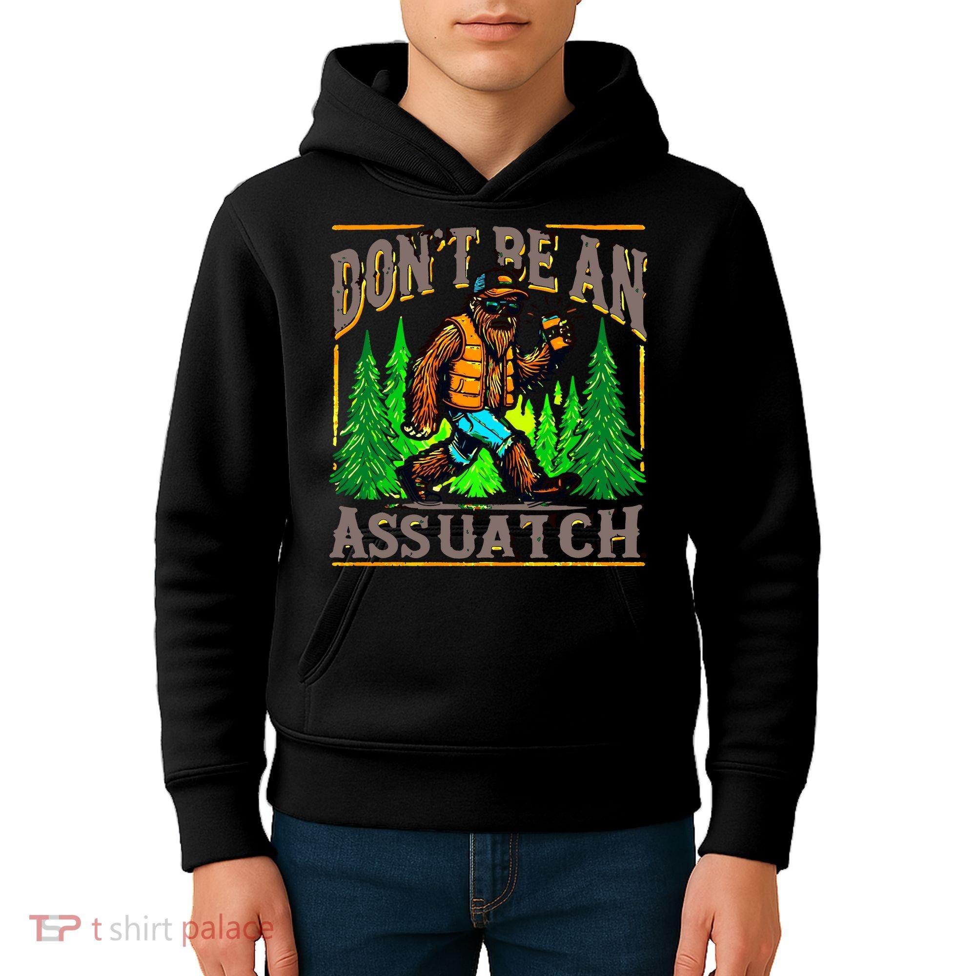 Dont Be An Assquatch Kids Hoodie