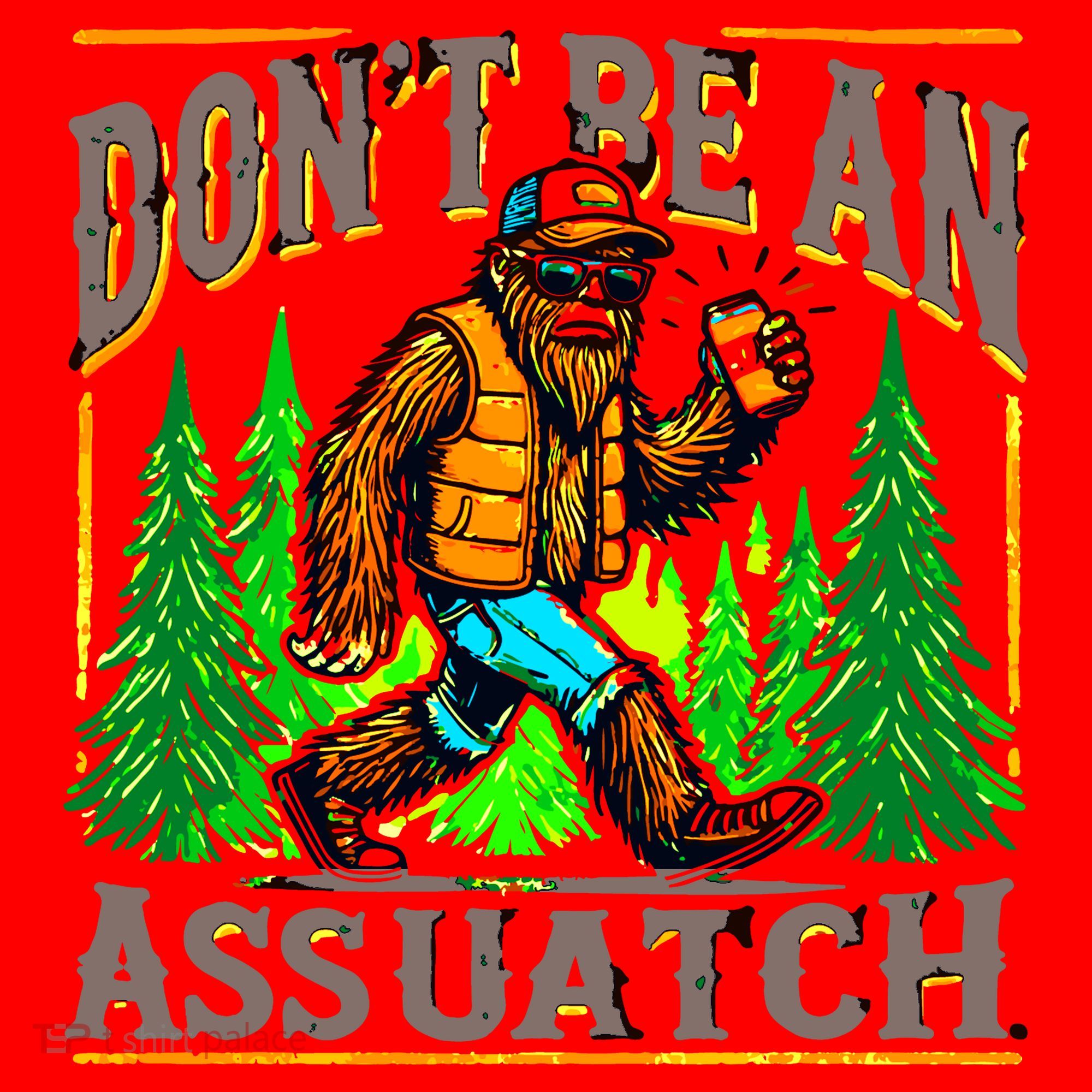 Dont Be An Assquatch Santa Hat