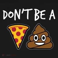 Dont Be A Pizza Shit Funny Women's Long Sleeve Shirt thumb 2