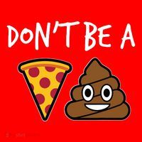 Dont Be A Pizza Shit Funny Santa Hat thumb 1