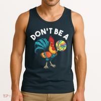 Dont Be A Cook Sucker Chicken Lollipop Sarcastic Humor Tank Top thumb 3