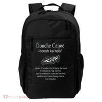 Don't Be A Douche Canoe Definition Funny Humor Backpack thumb 0