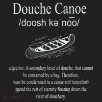 Don't Be A Douche Canoe Definition Funny Humor Beanie thumb 2