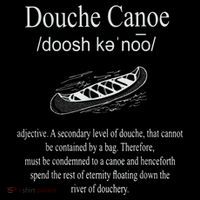 Don't Be A Douche Canoe Definition Funny Humor Women's Tank Top thumb 5