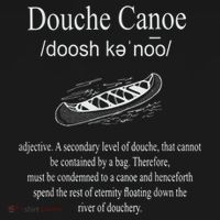 Don't Be A Douche Canoe Definition Funny Humor Visor thumb 3