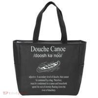 Don't Be A Douche Canoe Definition Funny Humor Tote Bag thumb 0