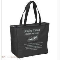 Don't Be A Douche Canoe Definition Funny Humor Tote Bag thumb 2