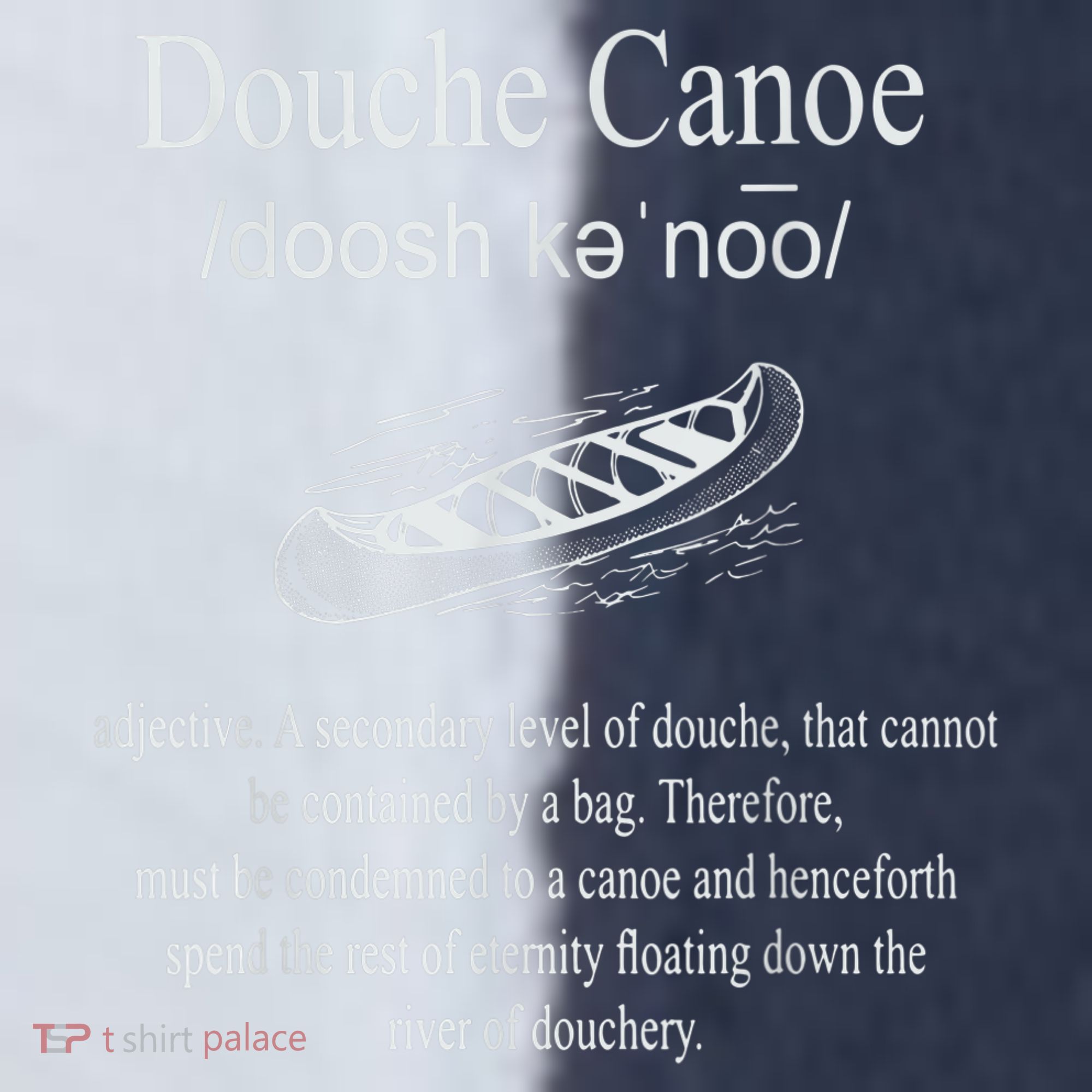 Don't Be A Douche Canoe Definition Funny Humor Sport-Tek Competitor United Soccer Jersey