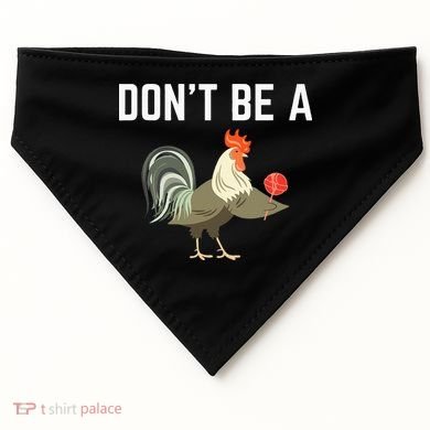 Dont Be A Sucker Funny Offensive Meaning USA-Made Doggie Bandana