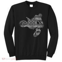 Dirt Bike American Flag Motocross Enduro Sweatshirt thumb 0