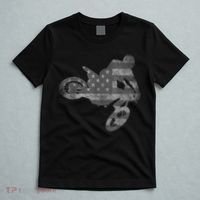 Dirt Bike American Flag Motocross Enduro T-Shirt thumb 5