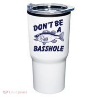 Dont Be A Basshole Funny Fishhing Bass Fish Joke Tumbler thumb 0