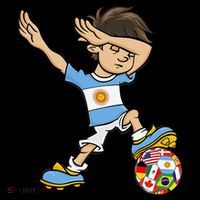 Dabbing Boy Argentina Soccer Jersey National Flag Coffee Mug thumb 5