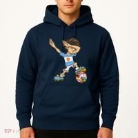 Dabbing Boy Argentina Soccer Jersey National Flag Hoodie thumb 2