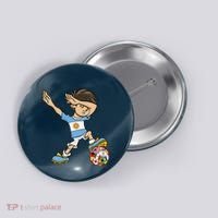 Dabbing Boy Argentina Soccer Jersey National Flag Button thumb 0