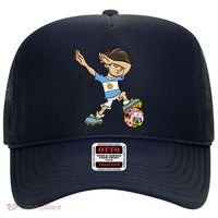 Dabbing Boy Argentina Soccer Jersey National Flag Hat thumb 0