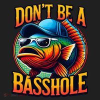DonT Be A Basshole Funny Fish Tumbler thumb 3